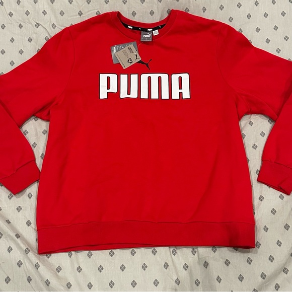 Puma Red Crewneck Sweatshirt - Picture 2 of 7